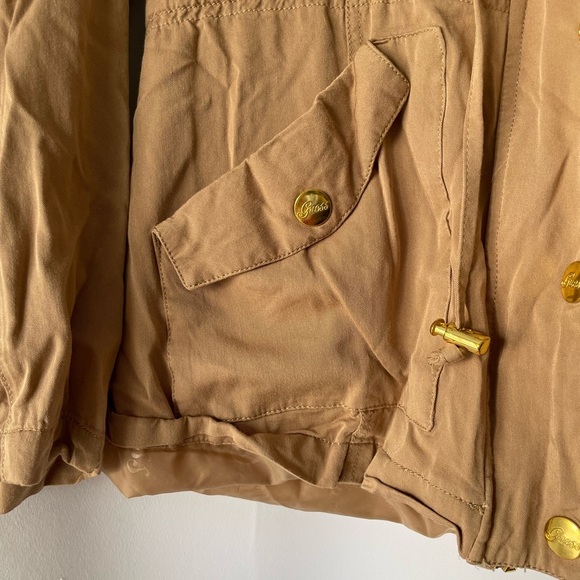 Guess Women's light tan light Utility Jacket size small NWOT - Picture 6 of 8